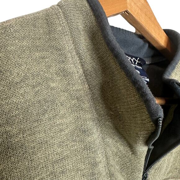 Vintage ARC'TERYX Covert Olive Green Fleece Quarter Zip Polartec Pullover Medium - Picture 10 of 11